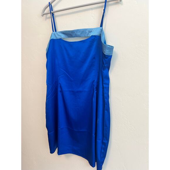 New w/ Tags Pepper Mayo Midnight Blue Cosmos Mini Dress Size: XL (US 14) - Picture 4 of 11